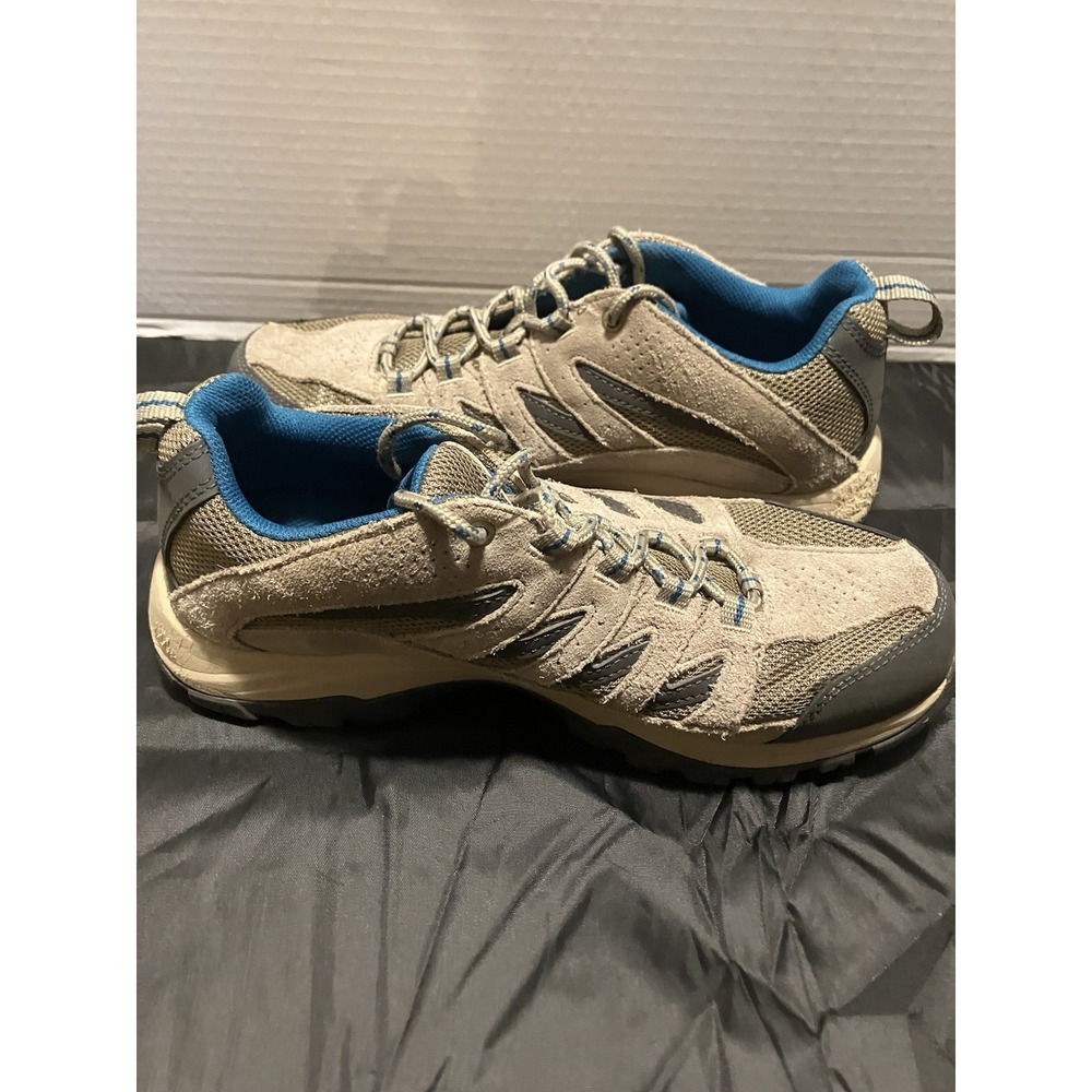 Columbia Women's Crestwood Hiking Shoes Size 9 Running Lightweight Tan Suede